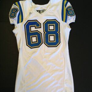 UCLA Bruins Football Team Issued Jersey #68 Sz 48, 2007 Game-Worn, White, Adidas